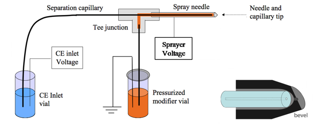 Microvial Flow Trough CE-MS IF